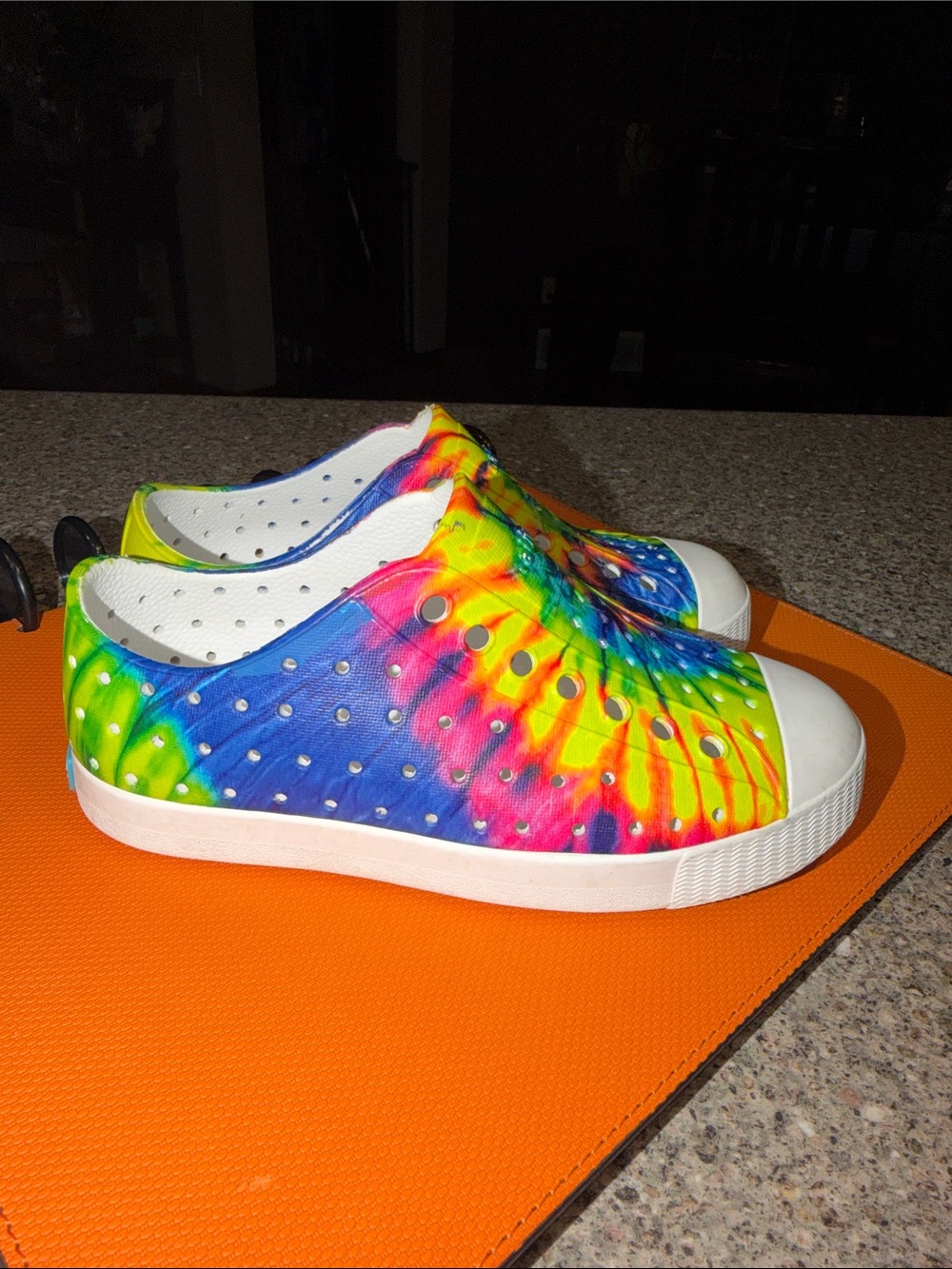 Native Shoes Kids Tie-Dye Slip-On Shoes